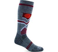 Sockwell Men's Snow Peak Moderate Graduated Compression Sock, Grey - L/XL