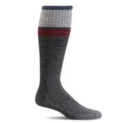 Sockwell Men's Sportster Moderate Graduated Compression Sock, Charcoal - M/L