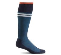 Sockwell Men's Sportster Moderate Graduated Compression Sock, Navy - L/XL