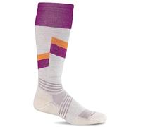 Sockwell The Steep Women's Medium Graduated Ski Compression Socks (Small/Medium, Natural, Small-Medium)