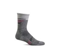 Sockwell Women's Ascend II Crew Moderate Compression Socks (Black, Medium/Large)