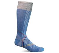 Sockwell Women's Graduation Compression Socks, Cornflower - Pulse Knee High, S-M