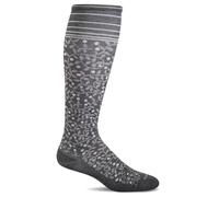 Sockwell Women's New Leaf 20-30mmHg Graduated Compression Socks (Charcoal, S/M)