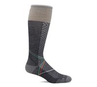 Sockwell Women's Pulse Knee High Firm Graduated Compression Sock, Charcoal - M/L