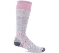 Sockwell Women's Pulse Knee High Firm Graduated Compression Sock, Lt. Grey - M/L