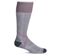 Sockwell Women's Pulse Knee High Firm Graduated Compression Sock, Lt. Grey - S/M