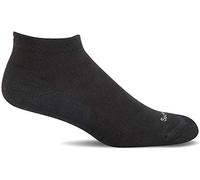 Sockwell Women's Sport Ease Bunion Relief Sock, Black Solid, Small/Medium