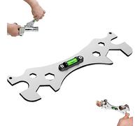 SOCLING Multifunctional Angle Wrench, Sink Wrench, Sink Installer, Self-Levelling Angle Wrench, Portable Bathroom Repair Key for 8 mm - 30 mm Hex Screws