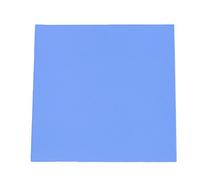 Socobeta 1 Pcs Thermal Pad 100x100x2mm CPU Conductive Silicone Pad Efficient Thermal Conductivity Soft Safe(Blue)