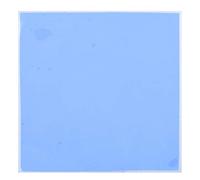 Socobeta 100mm x 100mm x 3mm CPU Silicone Cooling Pad Thermal Conductive Silicone Pad for Graphics Cards North South Bridge Chips Blue