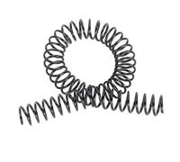 Socobeta 100PCS PVC Spiral Binding Coils 14.3mm for A4 Documents with 48 Teeth and 360° Page Rotation (Black)