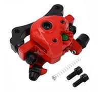 Socobeta 10inch Electric Scooter Disc Brake Right Side Aluminum Alloy Electric Scooter Mechanical Disc Brake Caliper Replacement Parts (Red)