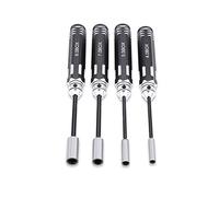 Socobeta 10mm nut 22x10x3 4pcs hex Socket nut Driver Set 4 . 0mm ,5 . 5mm ,7 . 0mm ,8 . 0mm for rc Model Airplanes