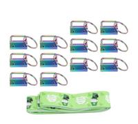 Socobeta 12PCS Key Fob Hardware Clips Durable and Versatile for Crafting Keychains and Wristlets Iron Material (Multicolor Clip)