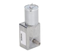 Socobeta 12V Gear Motor Reversible Double Shaft Self Locking Motor for Automatic Voltage Regulators, Fixing Base Included (375RPM)