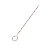 Socobeta 14inch Stainless Steel Plant Soil Sampler Probe for Deep Soil Humidity Testing for Gardeners (Circular handle)