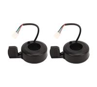 Socobeta 2 PCS Electric Scooter Brake and Thumb Throttle for Kugoo S1 Electric Scooter, with Raised Stripe, ABS Material