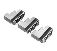 Socobeta 20CrMnTi Chuck Jaw 3 Pcs K11-125 External Jaw 5in Chuck with High Durability for Lathe for Metalworking Enthusiasts