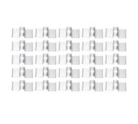 Socobeta 25-Pack Grating Clamps, Galvanized Steel Design | Weatherproof material, compatible with walkways, supports various industrial applications