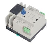 Socobeta 2P Dual Power Automatic Transfer Switch 100A Compact Structure Fast Switching for Laboratories and Farms Size 4.29 X 2.72 X 3.82in