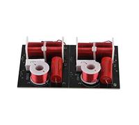 Socobeta 2Pcs Frequency Divider 2 Way 2 Unit Hi-Fi Audio Crossover Filter Speaker Frequency Distributor DIY Module