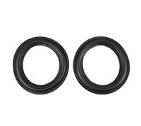 Socobeta 2pcs Speaker Rubber Edge, 6 inch / 156mm Perforated Rubber Edge Surround Speaker Repair Parts Replacement Easy to Install
