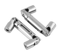 Socobeta 2PCS Upgrade Metal Drive Shaft for WPL 1/16 RC Truck, High Strength Transmission Axle Set