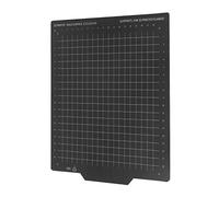 Socobeta 3D Printer Spring Steel Sheet, 2 Sided Non Shift Flexible Spring Steel Build Plate High Strength with Adhesive for Hotbed (220 * 220mm)