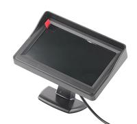 Socobeta 4.3inch LCD Rearview Camera Monitor for Car SUV Truck with Auto Dual Input