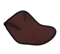 Socobeta 4/4-3/4 Violin Shoulder Rest Pad Comfortable Flannel Chin Protector, Good Elasticity for Violin Performance, Suitable for Children, Sturdy and Durable, Black (Coffee Color)
