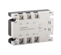 Socobeta 40A Explosion-Proof 3 Phase AC AC Solid State Relay for Traffic Light, Anti-Moisture SSR for Computer Peripheral Interface Device
