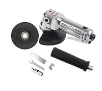 Socobeta 4in Angle Grinder, Pneumatic Polishing Tool with 100mm Sanding Pad for Deburring and Grinding in Automotive Industry