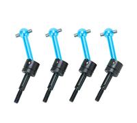 Socobeta 4Pcs Aluminum Alloy CVD Drive Shaft for TT02 1/10 RC Car Upgrade Parts 70mm Universal Drive Shaft for RC Car Model (Blue)
