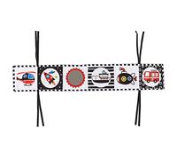 Socobeta 4Styles Baby Cloth Book, Early Educational Soft Book with Funny Mirror for Infant Brain Development Hand Eye Coordination Crib Toy (Transportation)