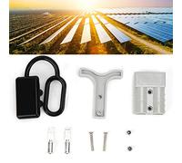 Socobeta 50A DC600V Battery Box/Cover Connector Reliable Plug Terminal Kit for Racing Car, Electric Vehicle Silver