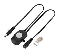 Socobeta 5A DC 6-24V Mini Motion Sensor PIR Motion Detector Automatic LED Strip(Black)