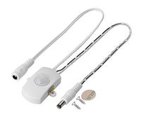 Socobeta 5A DC 6 24V Mini Motion Sensor PIR Motion Detector Automatic LED Strip(White)