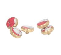 Socobeta 5Pcs Trumpet Finger Buttons Stylish Design for Enhanced Performance and Accurate Fluency for All Trumpet Players Metal Replacement Caps