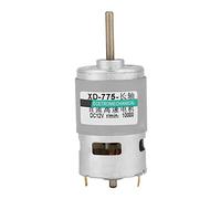 Socobeta 775 DC Motor 80W High Torque 12V/24V Extension Shaft for Robotics Automation & Industrial Applications (12V10000RPM)