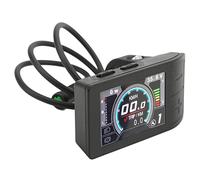 Socobeta ABS Bike Display, Clear Readings Dustproof 500c Electric Bike Display Waterproof Easy To Read for Maintainence
