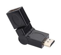 Socobeta Adapter Cable 360 Degree Rotation Swivel HDMI Male to HDMI Female Adjustable Adapter Converter for HDMI Player