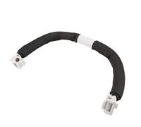 Socobeta Adjustable Baby Stroller Handlebar Armrest Bumper Bar with Curved Design for Easy Entry Exit Safe Comfortable Hold (Black)