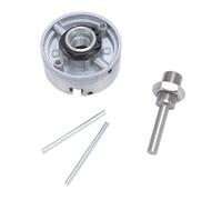 Socobeta Alloy Steel Mini Lathe Chuck Set Multi Machine Application for Woodworking, 3 Jaw Self Centering Chuck, Accurate Workpiece Processing, 1 Set with 4 Accessories