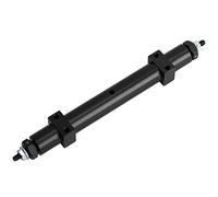 Socobeta Aluminum Alloy Rear Axle Bridge for 1/14 Series, Sturdy DIY Modification RC Accessory, Fit Without Power Trailers, Lightweight for RC Cars, Black, 1pc (120mm)