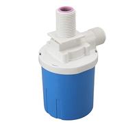 Socobeta Auto Control Water Level Valve, Float Valve Water Saving Convenient Installation Compact Plastic with Adhesive Tape for Hydroponics (G3/4 Built in Top Entry)