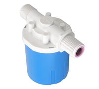 Socobeta Auto Control Water Level Valve, Float Valve Water Saving Convenient Installation Compact Plastic with Adhesive Tape for Hydroponics (G3/4 Built in Side Entry)