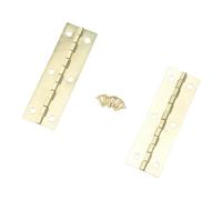 Socobeta Back Flip Hinge Set 20 Pcs Heavy Duty Iron Sturdy Folding Hinges for Cabinets Furniture 75x25mm Vintage Design