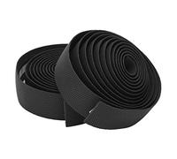 Socobeta Bicycle Handlebar Tape Road Bike Handlebar Tapes Extra Long Gel Bicycle Handlebar Bar Tape with Wavy Grain for Cycling(black)