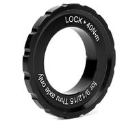 Socobeta Bike Hub Disc Lock Cover, Aluminum Alloy Lightweight Hub Disc Lock Cover with Spacer for Road Bikes for Mountain