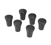 Socobeta Black Diamond Trekking Pole Tip Protector Cane Tips 6x4x3 6PCS Set Replacement Outdoor Hiking Pole Tip End Walking Stick Cover Protector